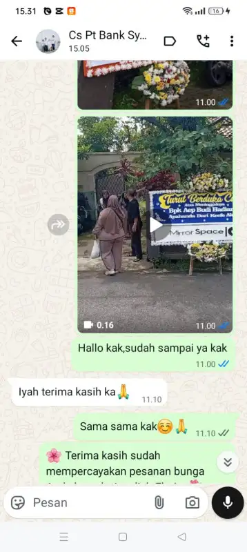 Testimonial Papan Bunga SUBULUSSALAM