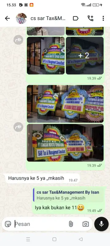 Testimonial papan bunga SUBULUSSALAM
